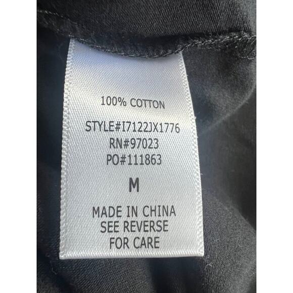 Miken Swim "Tropicool Vibes" Black Gold Pineapple Pullover Swim Cover Up Medium - Picture 7 of 7